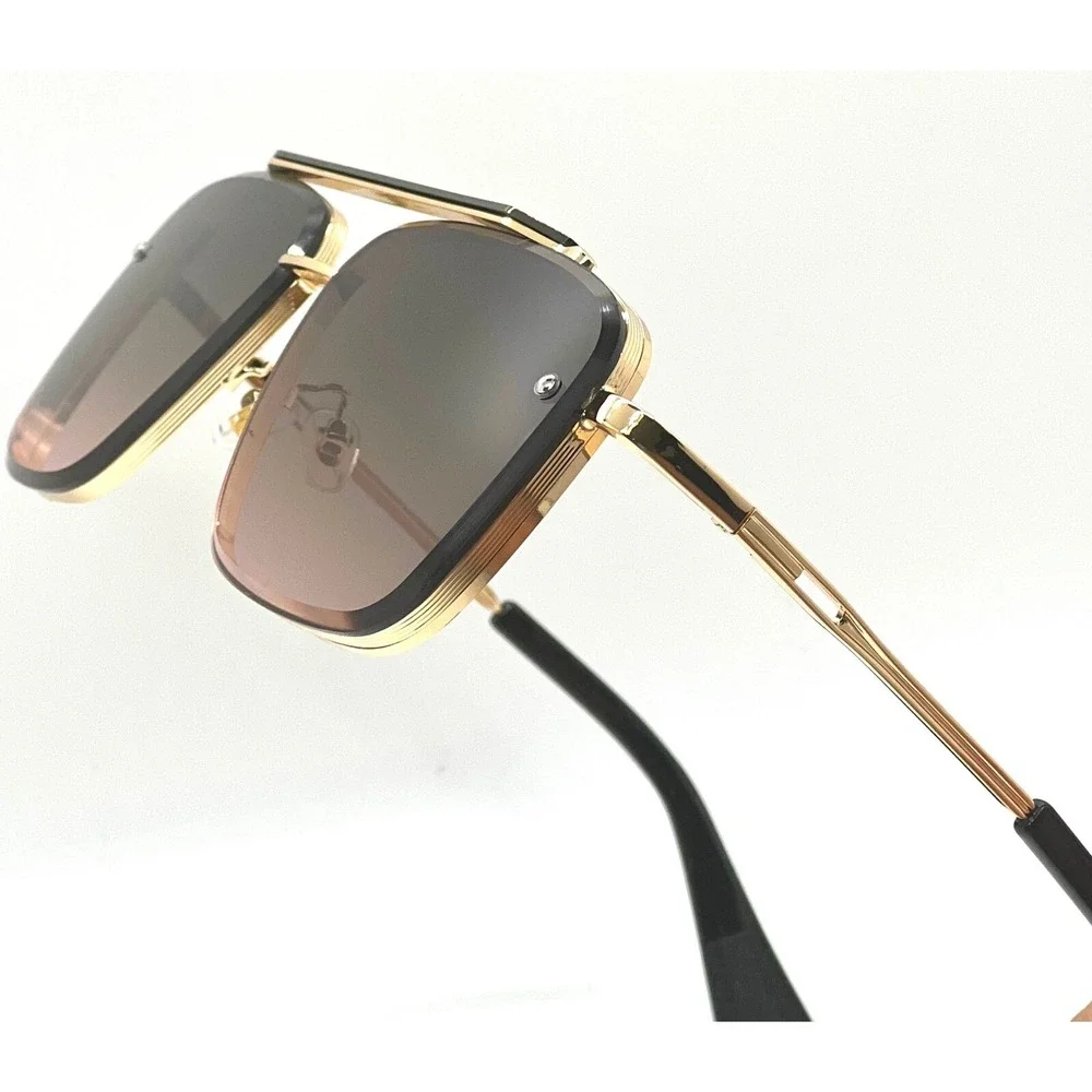Sunglasses for Men Gold Frame Fashion Shades UV400 Protection Retro Driving‎ New